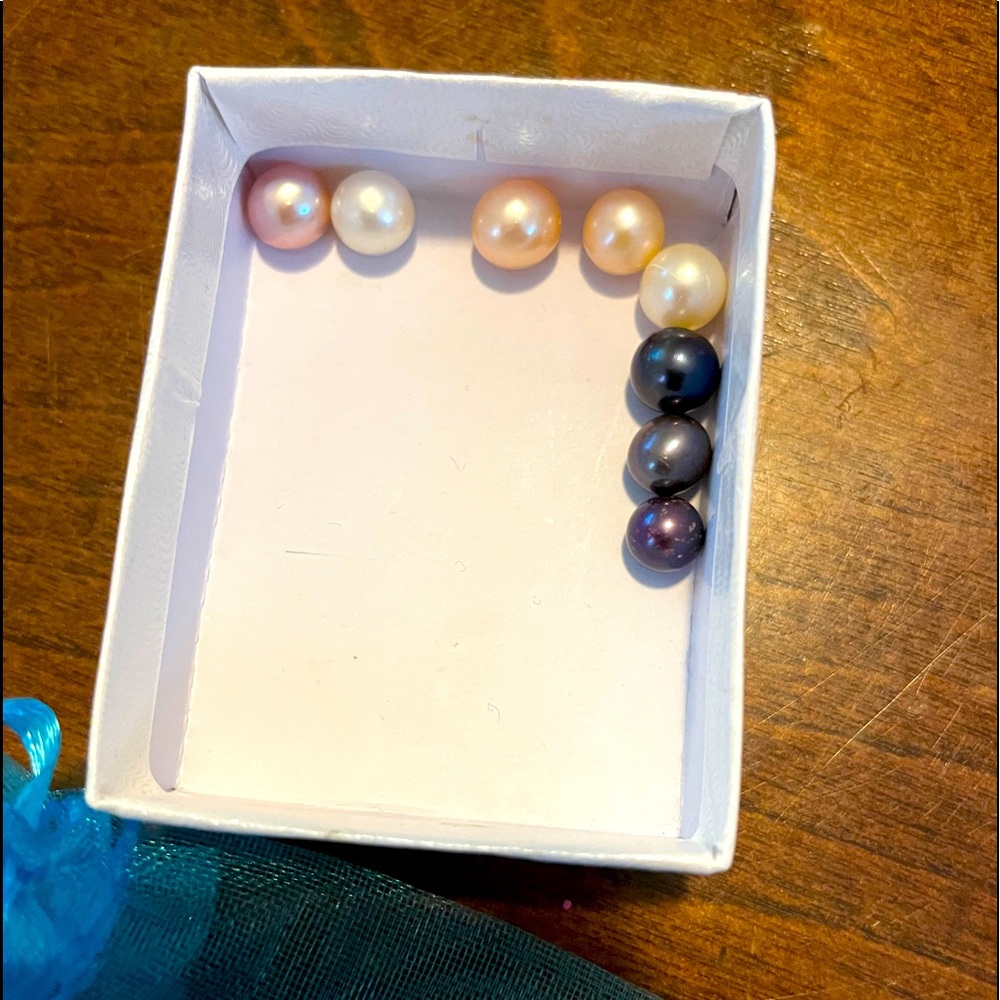 Box of hand shucked pearls